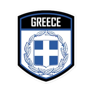 Stickers emblème des armoiries de la Grèce