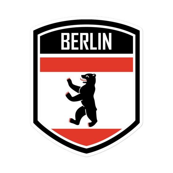 Berlin Emblem Stickers - Perfect for Laptops, Cars, Scrapbooks And More