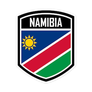 Namibia Flag Emblem Stickers