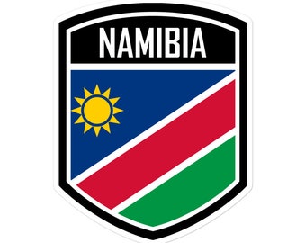 Namibia Flag Emblem Stickers
