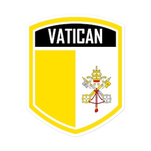 Stickers drapeau du Vatican