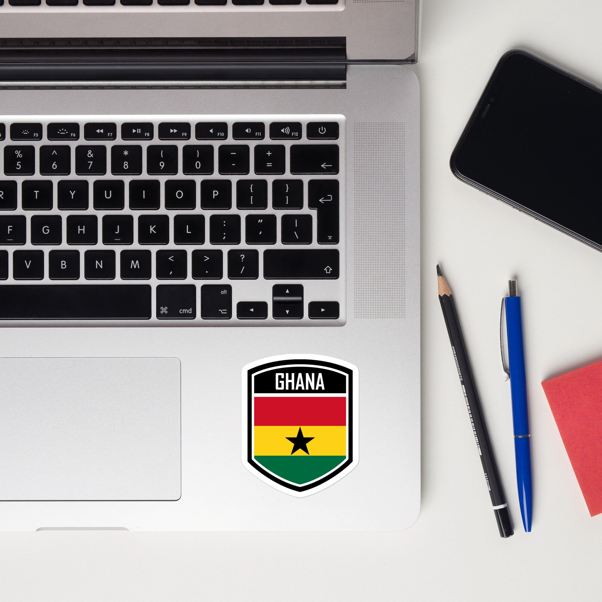 Ghana Flag Emblem Stickers Show Your Ghanaian Pride With Style - Etsy
