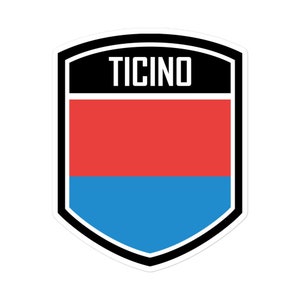 Canton of Ticino Switzerland Flag Emblem Vinyl Stickers