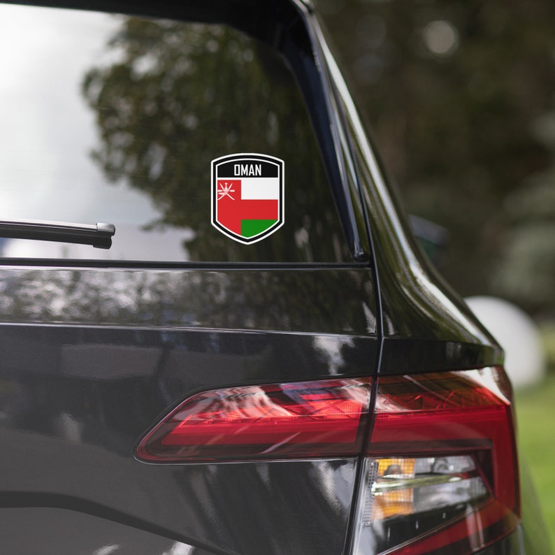 Oman Flag Emblem Stickers Express Your Omani Pride With Style Etsy