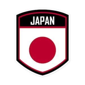 Stickers emblème du drapeau du Japon - Affichez votre amour pour le Japon avec des stickers en vinyle durables