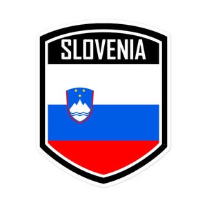 Slovenia Flag Emblem Stickers - Durable Vinyl Stickers
