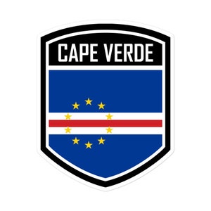 Cape Verde Flag Emblem Stickers