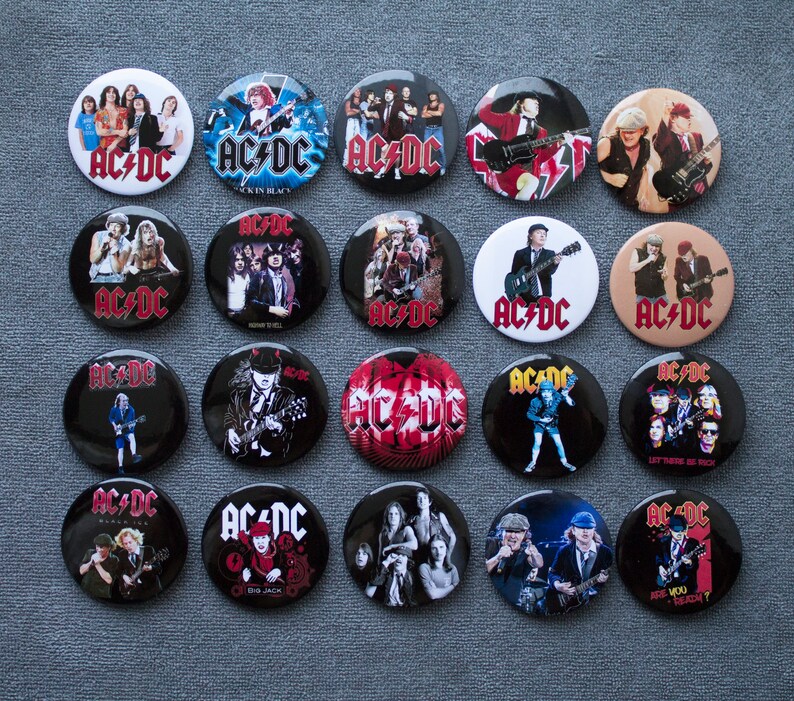 Nouvelle collection Label Pin Set Ac/Dc ROCK BAND emblématique Collections  Pins Autres