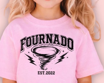 Fournado 4th Birthday Shirt for Boys or Girls, Funny Tornado Toddler Tee, Fourth Birthday Party Outfit, Wild Kid Gift