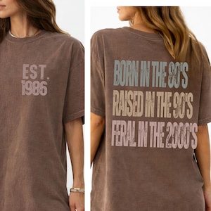 90s Nostalgia T-Shirt, Retro Tee, Throwback Vintage Comfort Colors Graphic Shirt, 40th Retro 80s Nostalgia Gift