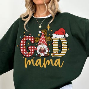 tiorhooe Kerst-T-shirt voor dames, grote maten, shirt, Kerstmis, oversized, cadeaus voor vrouwen, Kerstmis, groen 2, 3XL