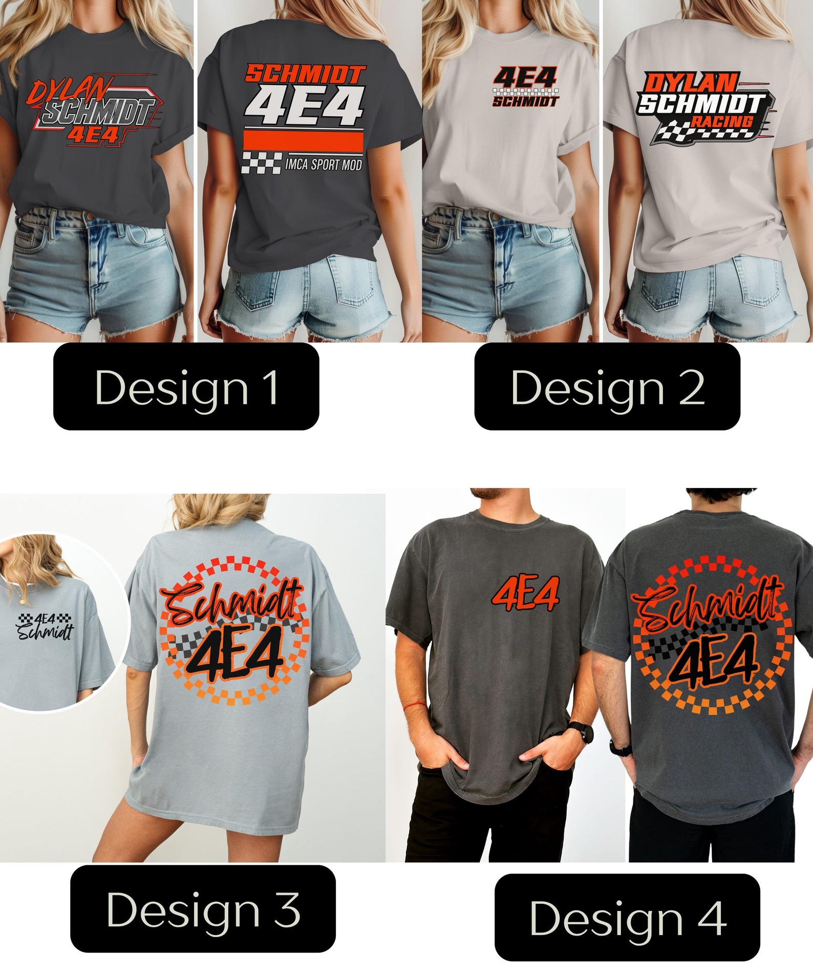 Custom Racing Team Shirt, Personalized Race Day Family Shirt, Dirt ...