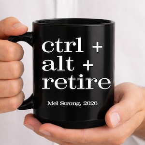 Tech Retirement Gift, Funny IT Software Engineer Data Analyst Retirement Party Gift for Coworker, Boss, Program Developer Sysadmin Helpdesk