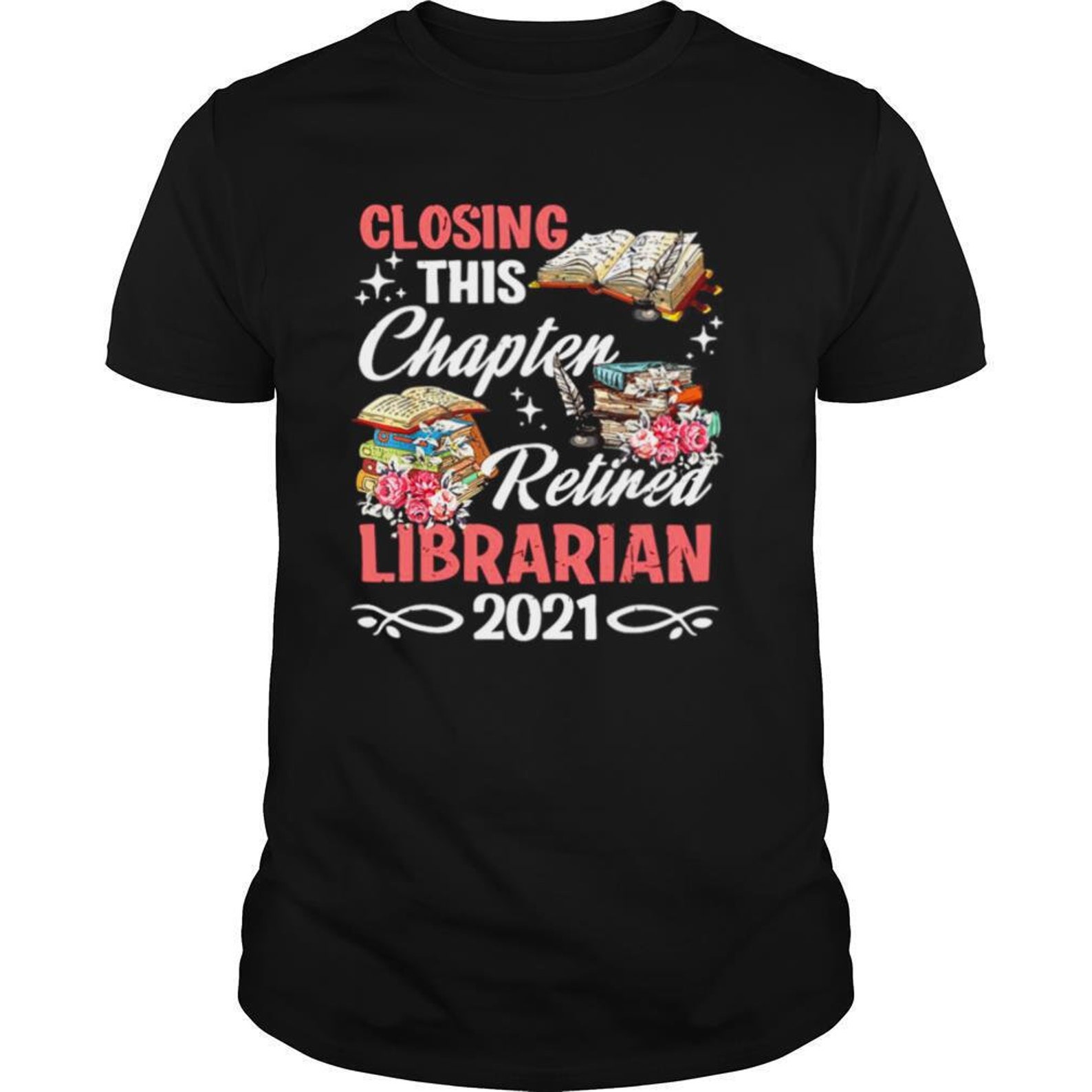 retired librarian t shirt