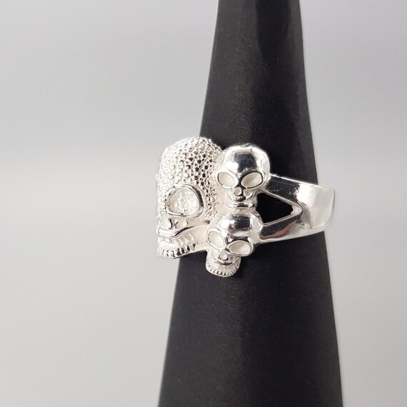 Elli Banda Di Base Martellato In Argento Sterling 925 Anello ✔️ Acquista Online - Foto 9