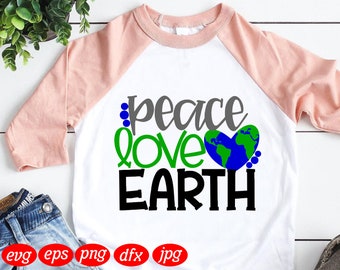 Download Peace Love Earth Etsy