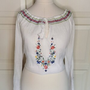 Vintage embroidered blouse
