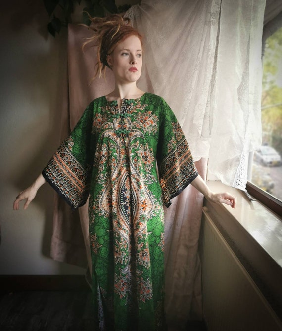 long dashiki dress Vintage Dashiki Dress