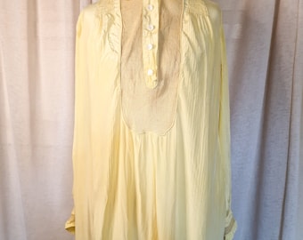 VESTIDO art nouveau de SEDA ANTIGUA 1920