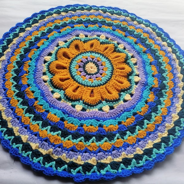 Crochet Chair Pad Etsy