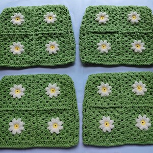 Crochet Car Headrest Covers,Car Headrest Covers,Daisy Car Headrest Covers, Car Headrest Covers Crochet ,Crochet car accessories image 9