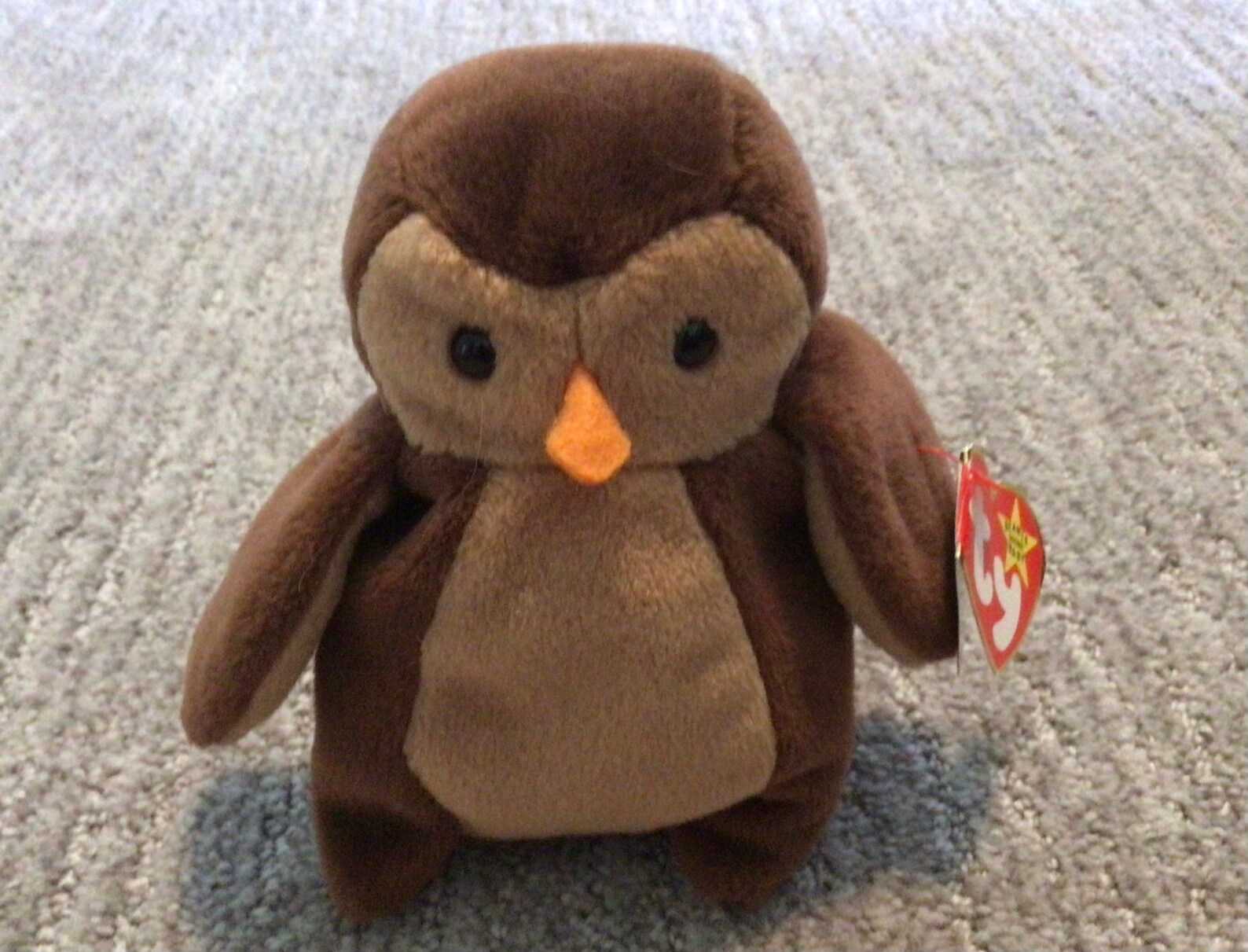 Vintage Ty Beanie Baby HOOT 1995 Stil 4073 PVC Pellets Etsy
