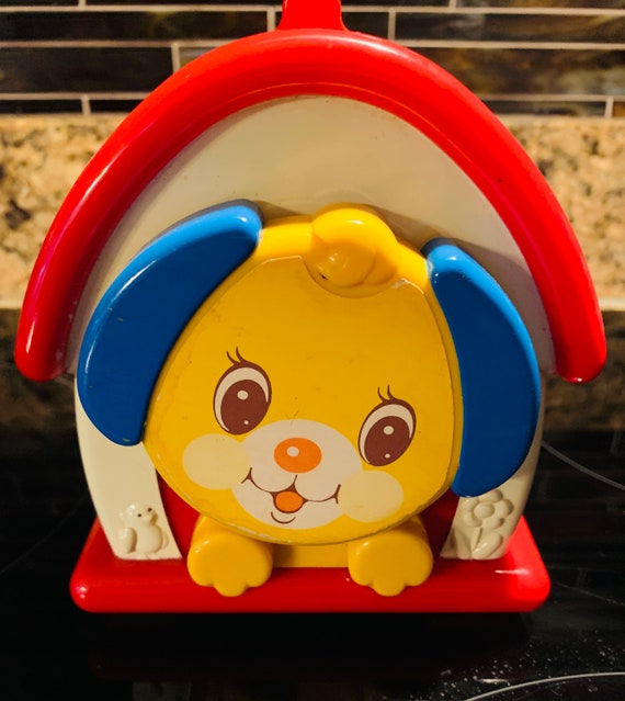 Vintage Kiddicraft Musical Wind up Puppy Dog - Etsy