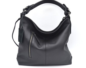 Leather Bag Women Leather Handbag Black