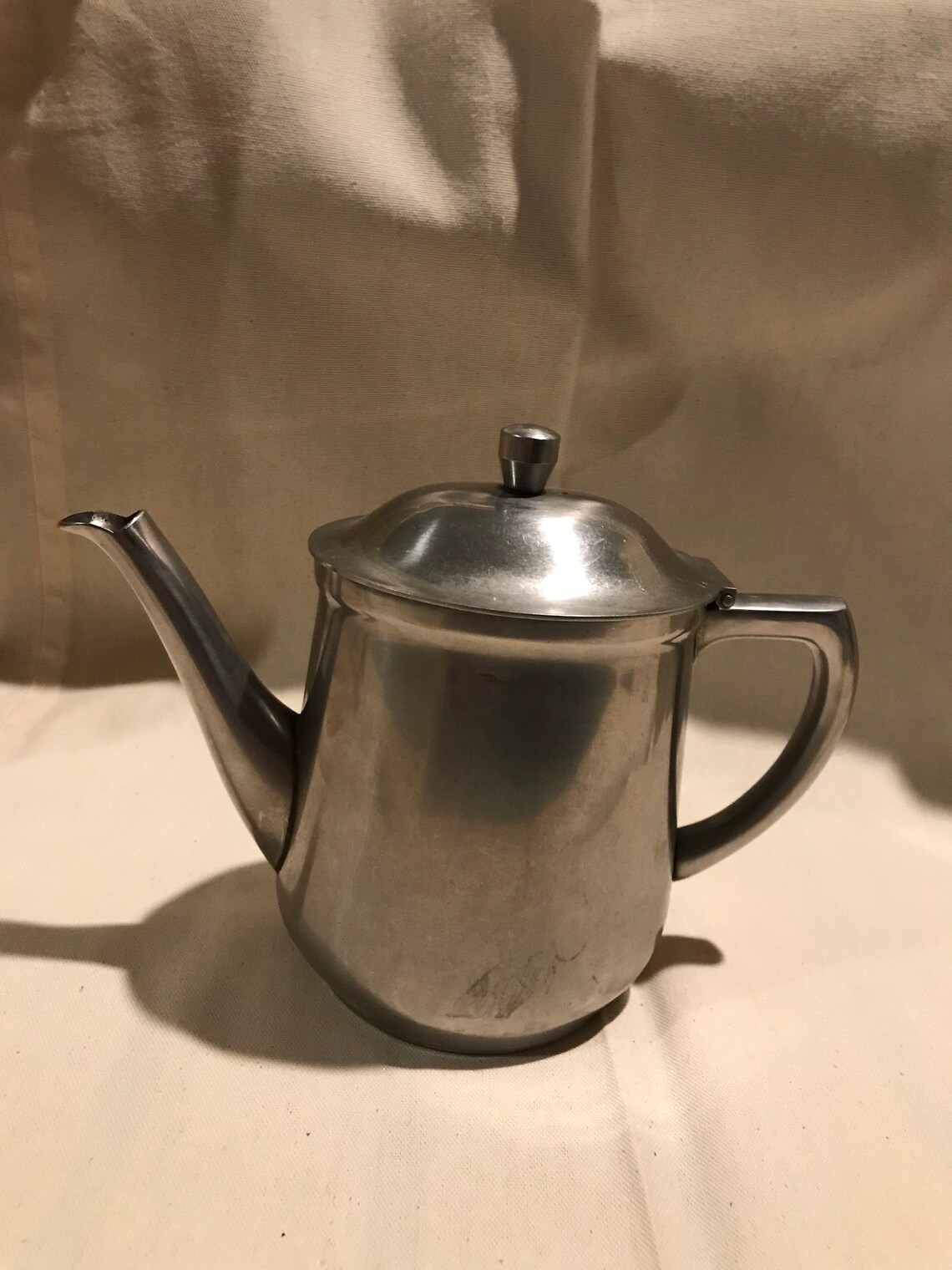 Vintage Pewter Tea/coffee Pot Etsy
