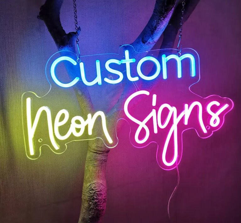 Personalised Neon Sign Custom Neon Sign Neon Sign Business Etsy UK