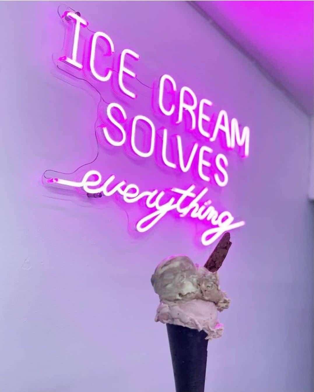 Ice Cream Solves Everything Neon Sign Ice Cream Solves Everything Ice Cream Neon Sign Ice Cream - Etsy New Zealand