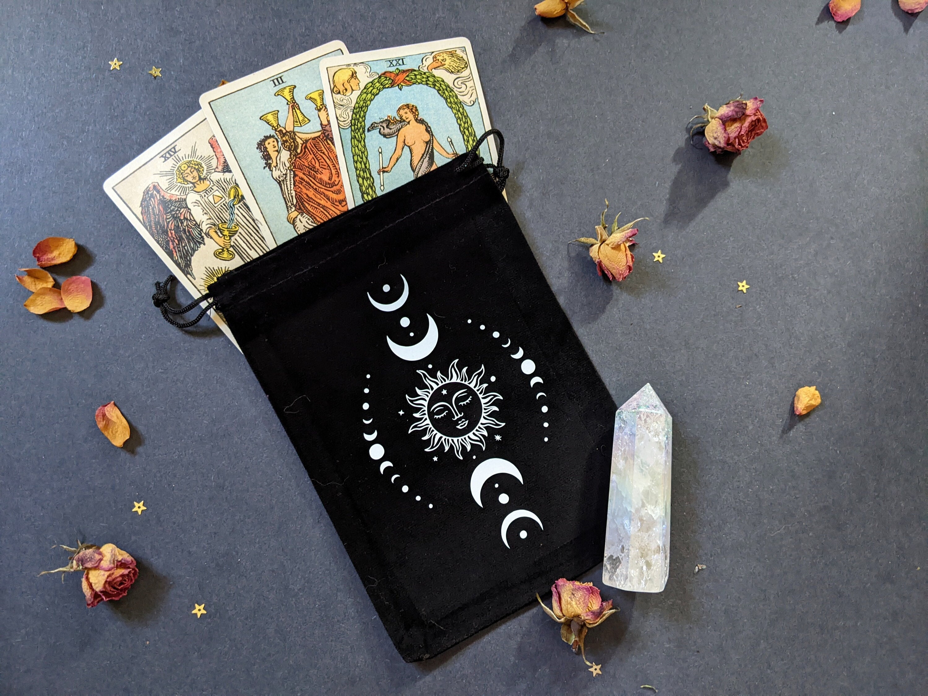 Tarot Card Pouch Tarot Card Bag Tarot Card Bag Velvet Storage