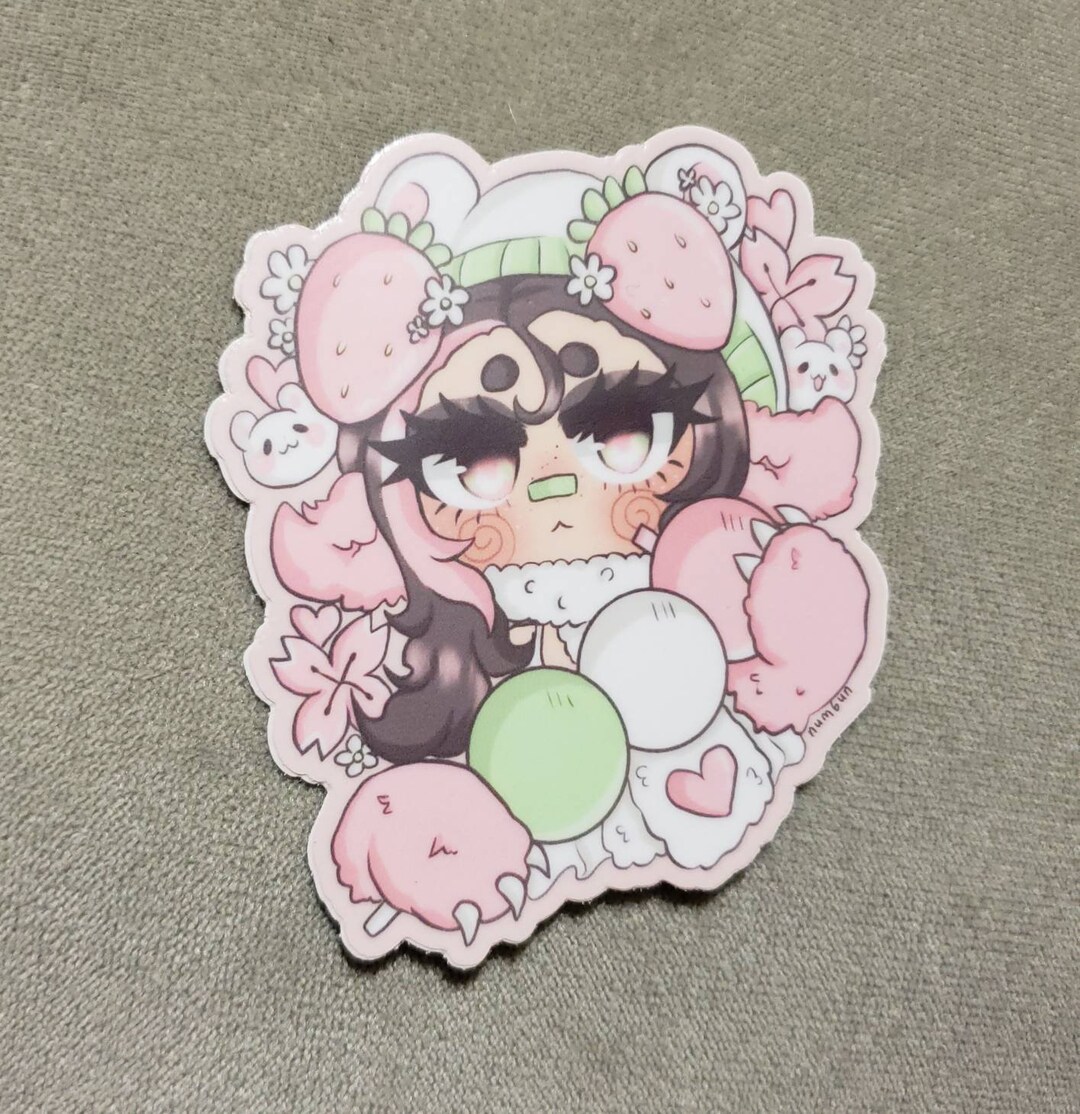 Dango Bear Girl Sticker (kawaii and Wholesome!) - Etsy