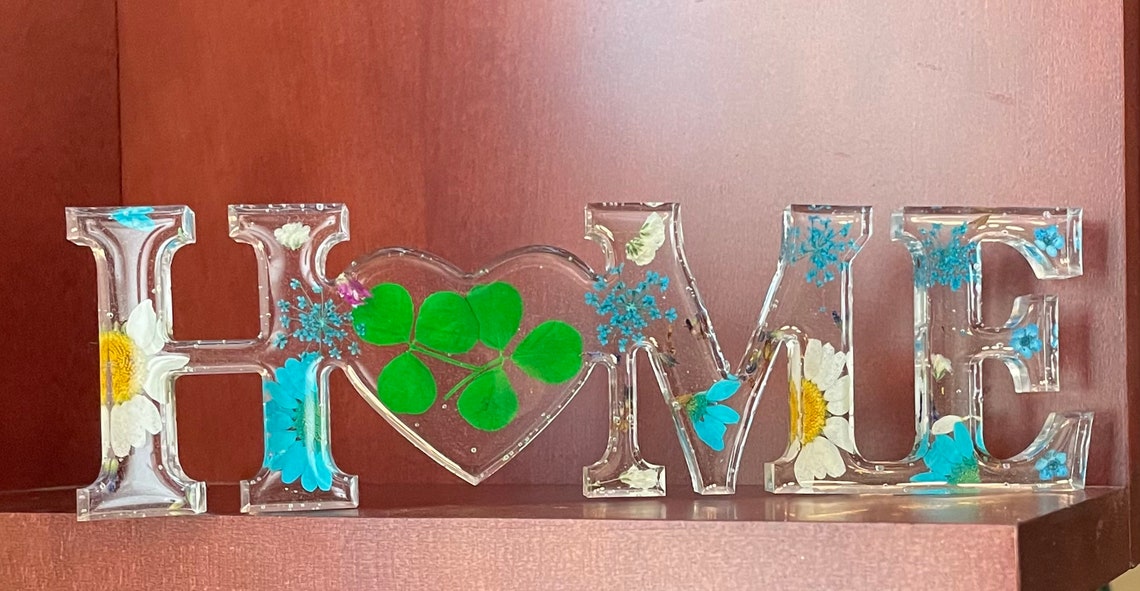 Handmade HOME Resin Home Decorresinfreestanding Etsy