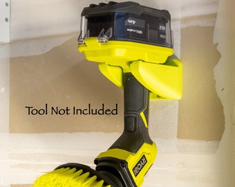 Ryobi 18v ONE+ P4500 / P4510 power scrubber Wall Hanger / Mount