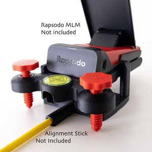 Adjustable Alignment & Leveling Stand for Rapsodo Mobile Launch Monitor (MLM)