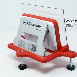 Adjustable Alignment & Leveling Dock Stand for Flightscope Mevo Plus (Mevo+) 2023 Edition w/Ball-Ricochet Protection