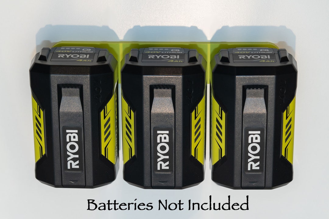 Ryobi 40v Battery Wall Mount Holder Original Design