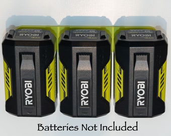 Soporte de pared para batería Ryobi de 40 V - Diseño original