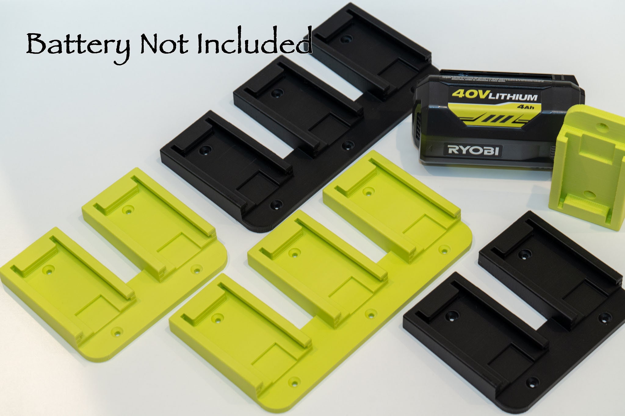 Ryobi 40v Battery wall mount / holder Original design Etsy