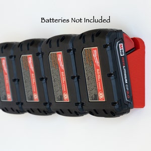 Milwaukee M18 Battery Mount / Holder - Original Design