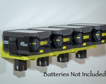 Soporte de pared para batería Ryobi ONE+ de 18 V - Diseño original