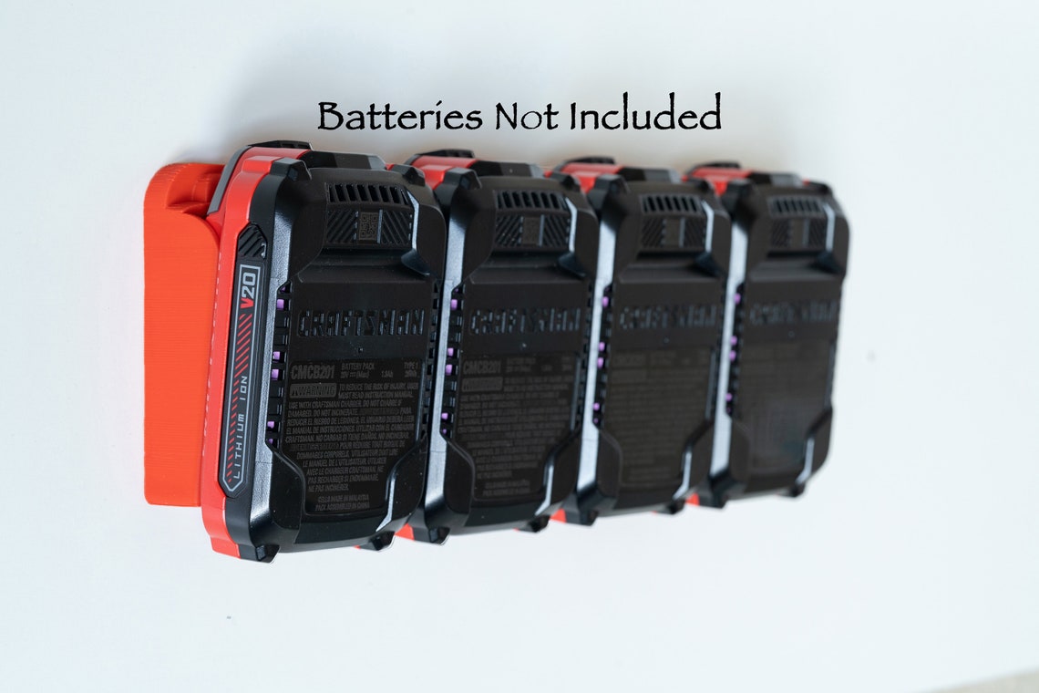 Craftsman V20 20v Battery Mount / Holder Original Design Etsy