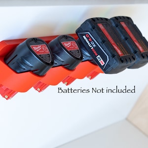 Milwaukee M12 Latching Battery Mount / Holder - Original Design
