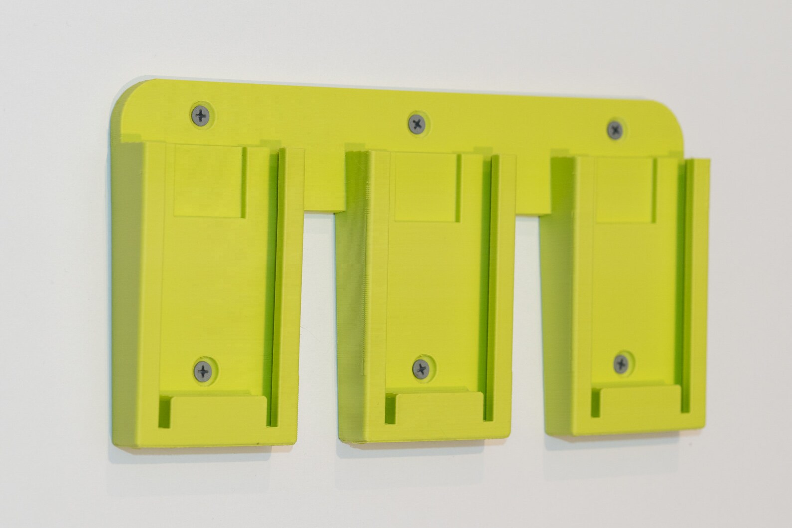 thumbnail image 2 of Wall Mount Holder For Ryobi 40V Batteries – Original Design, 3D Printed 2 of 4