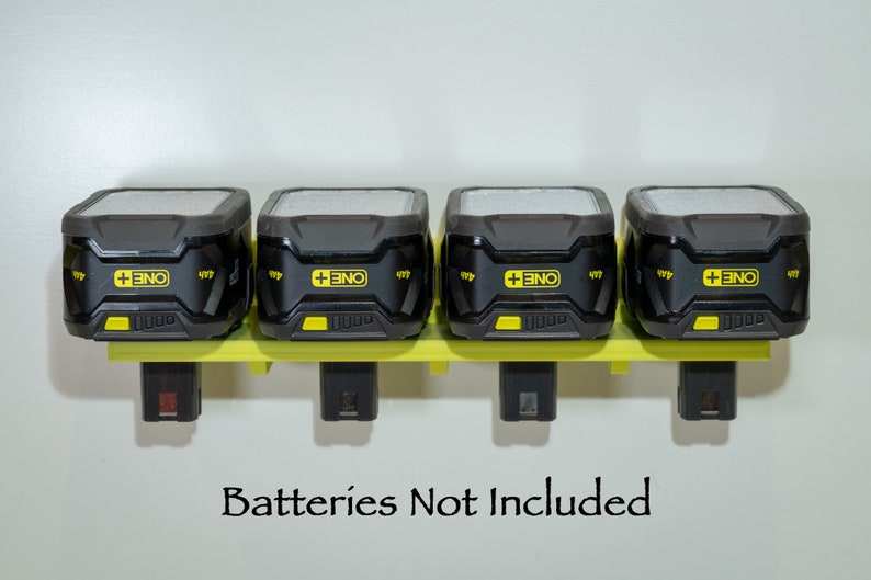 Ryobi 18v ONE Battery Wall Mount / Holder Original Design Etsy