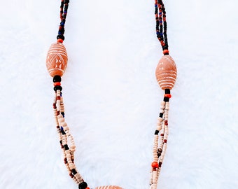 Mali. African Handmade traditional Necklace Bead Necklace form Timbuktu