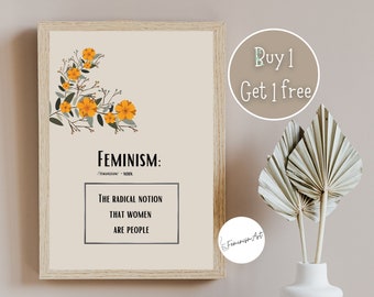 Feminist Quote Art Print | Feminist Print | Feminist Wall Art | Feminist Poster | Feminist Decor | Feminist Gift | Rise Up Women Print