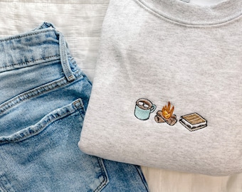 S'Mores Trio Embroidered Crewneck