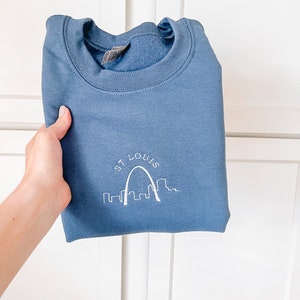 St. Louis Embroidered Crewneck Sweatshirt
